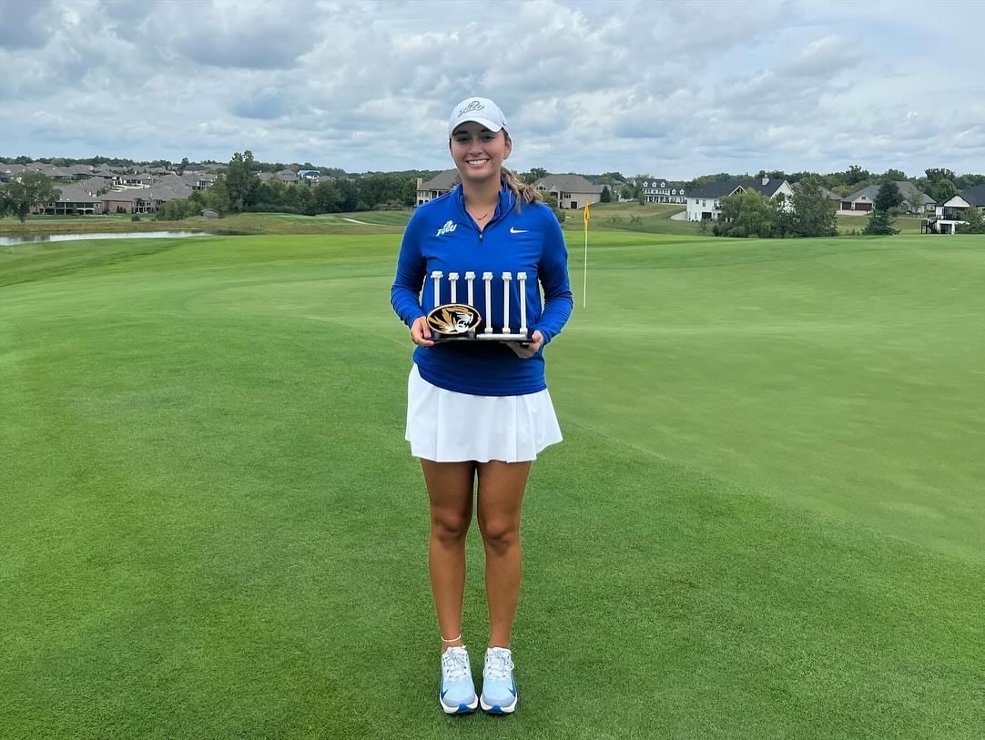 Amelie with FGCU tournament trophy